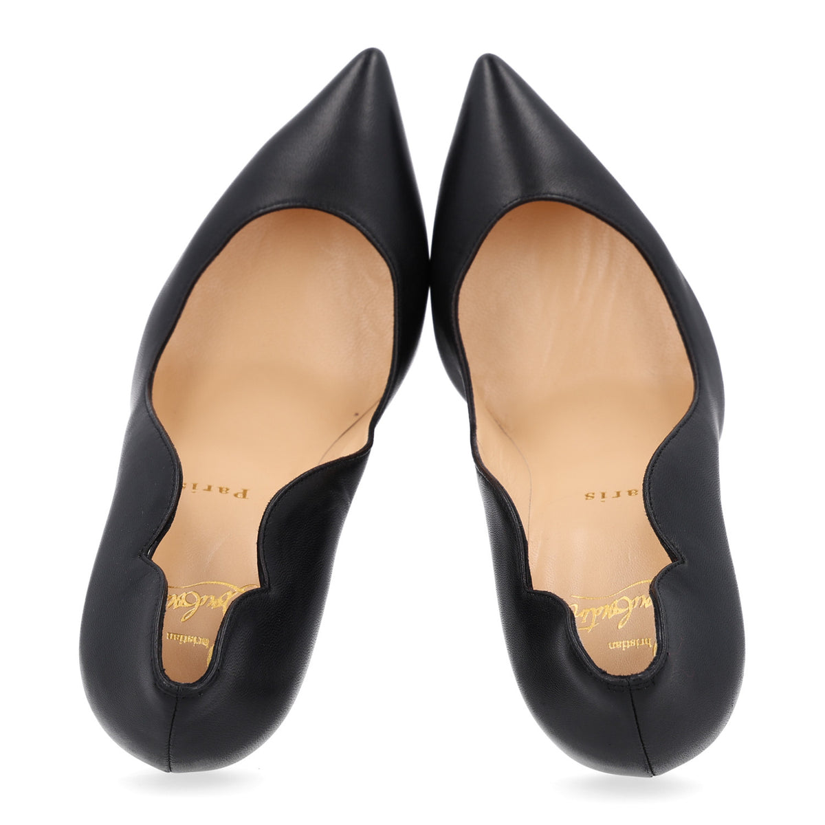 Christian Louboutin Nappa Hot Chick 100 Pumps 37 Black 2 of 9
