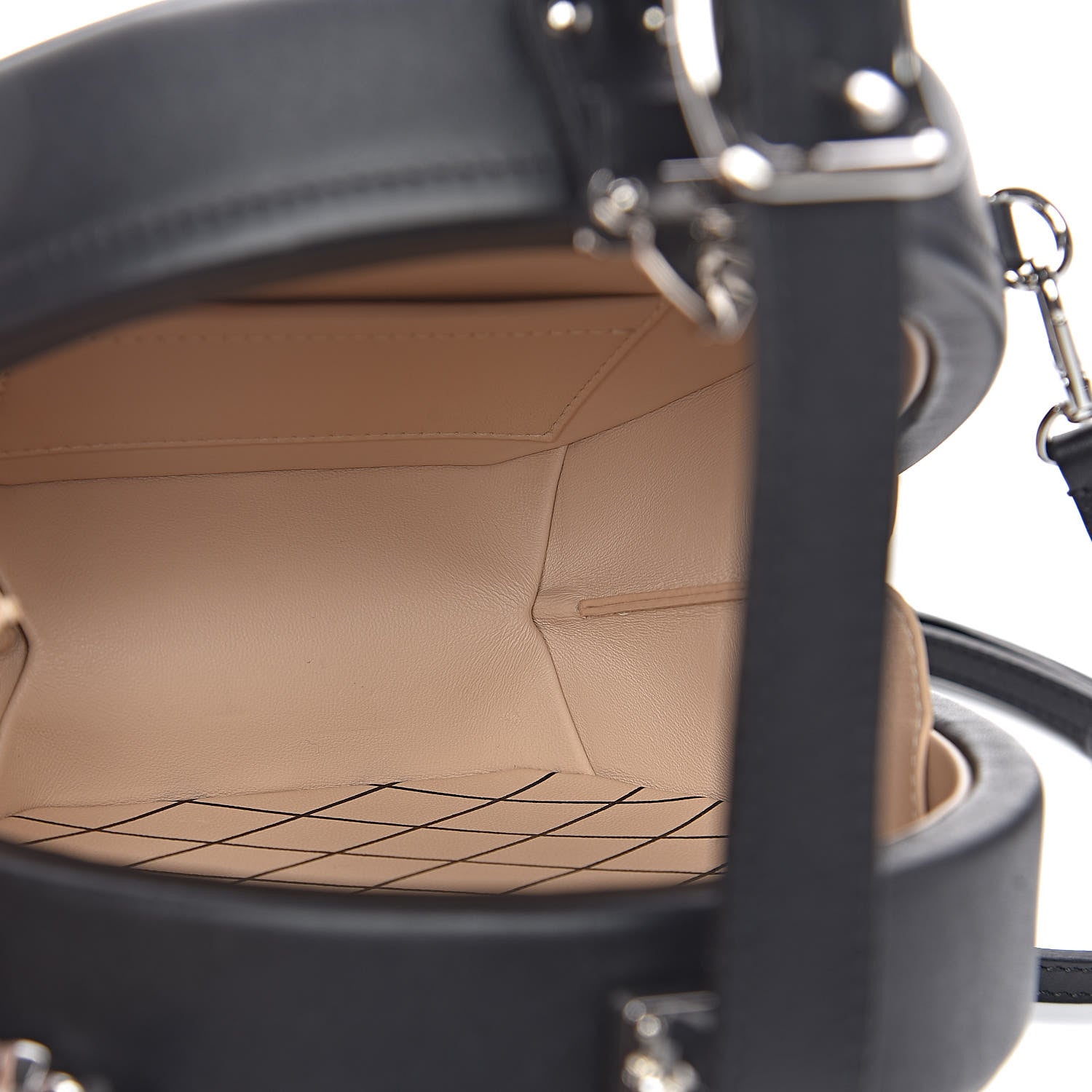 Louis Vuitton Calfskin Vintage Stickers Petite Boite Chapeau Black 5 of 10