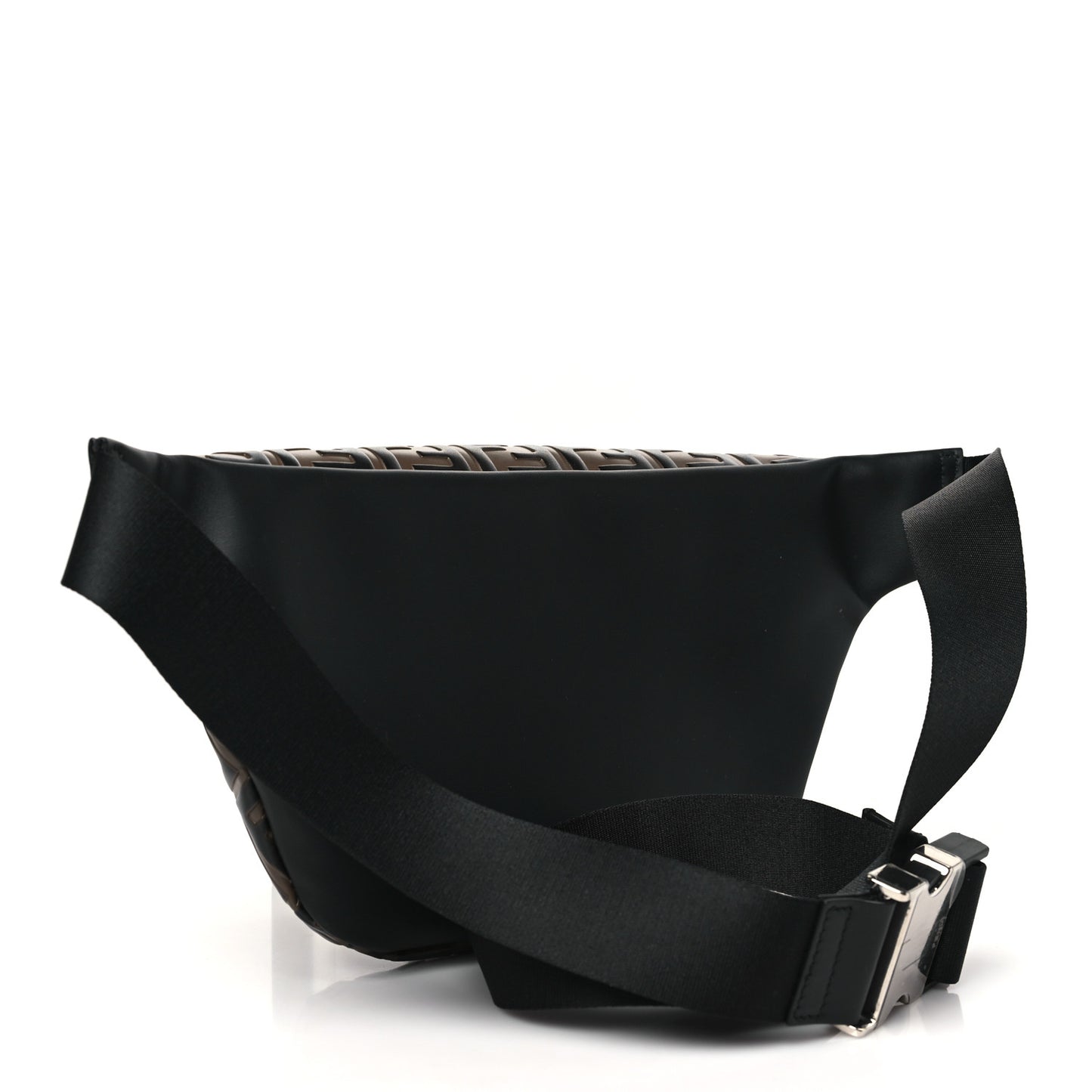 Vitello Century Bi-Color FF 1974 Embossed Belt Bag Maya Black