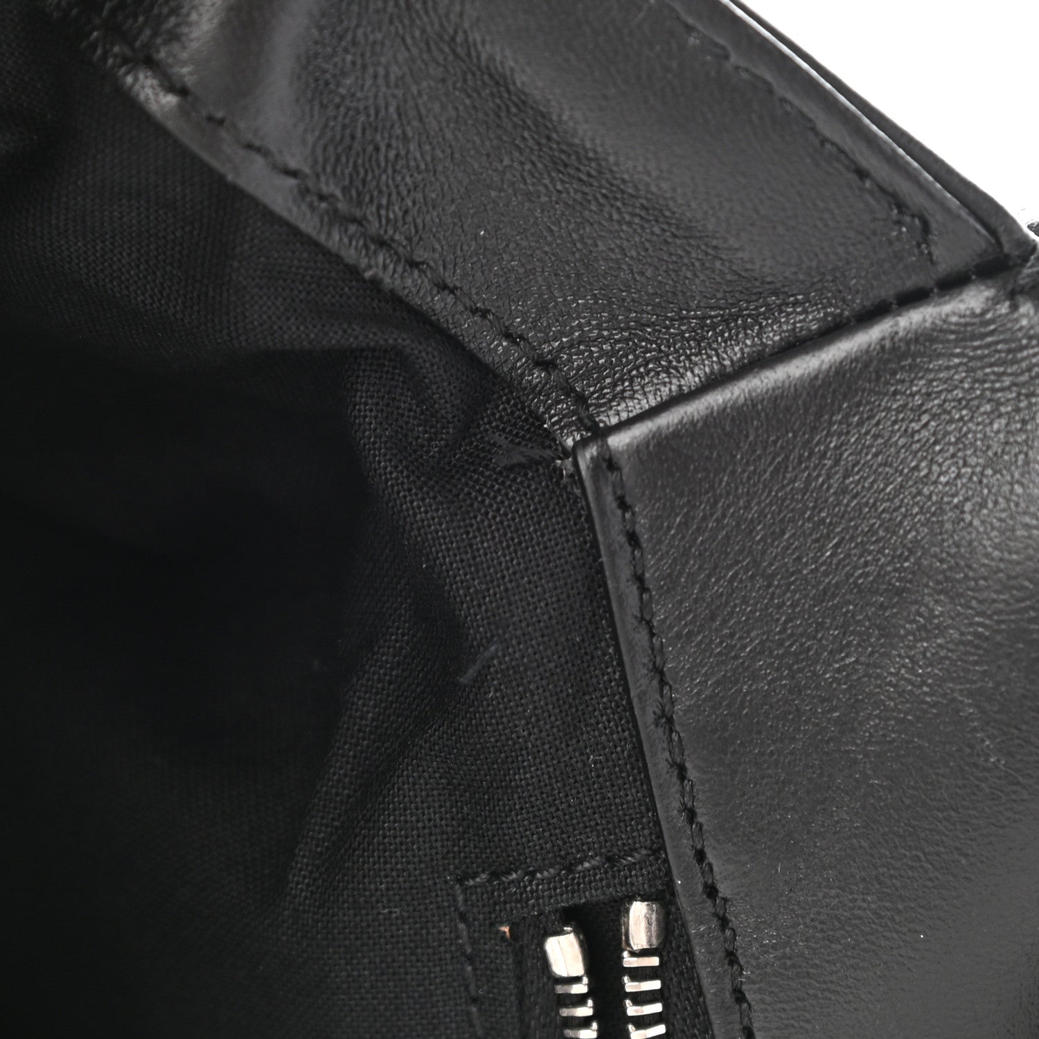 Balenciaga Nappa Calfskin Quilted Touch B Puffy Clutch Black 12 of 18
