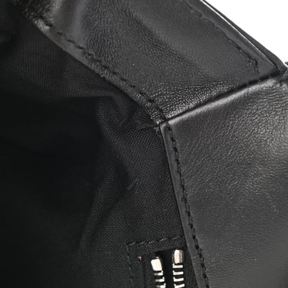 Balenciaga Nappa Calfskin Quilted Touch B Puffy Clutch Black 12 of 18