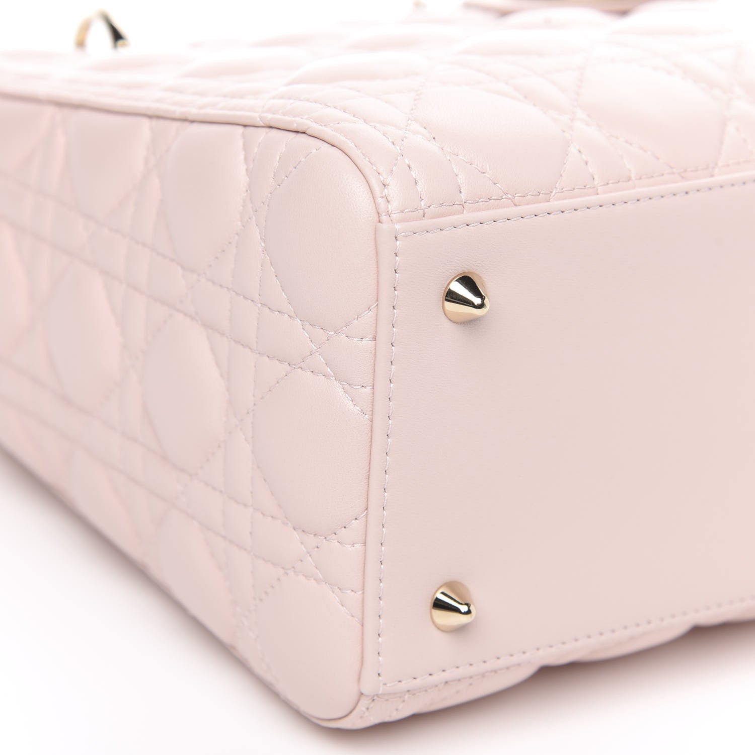 Christian Dior Lambskin Cannage Medium Lady Dior Light Pink 8 of 10