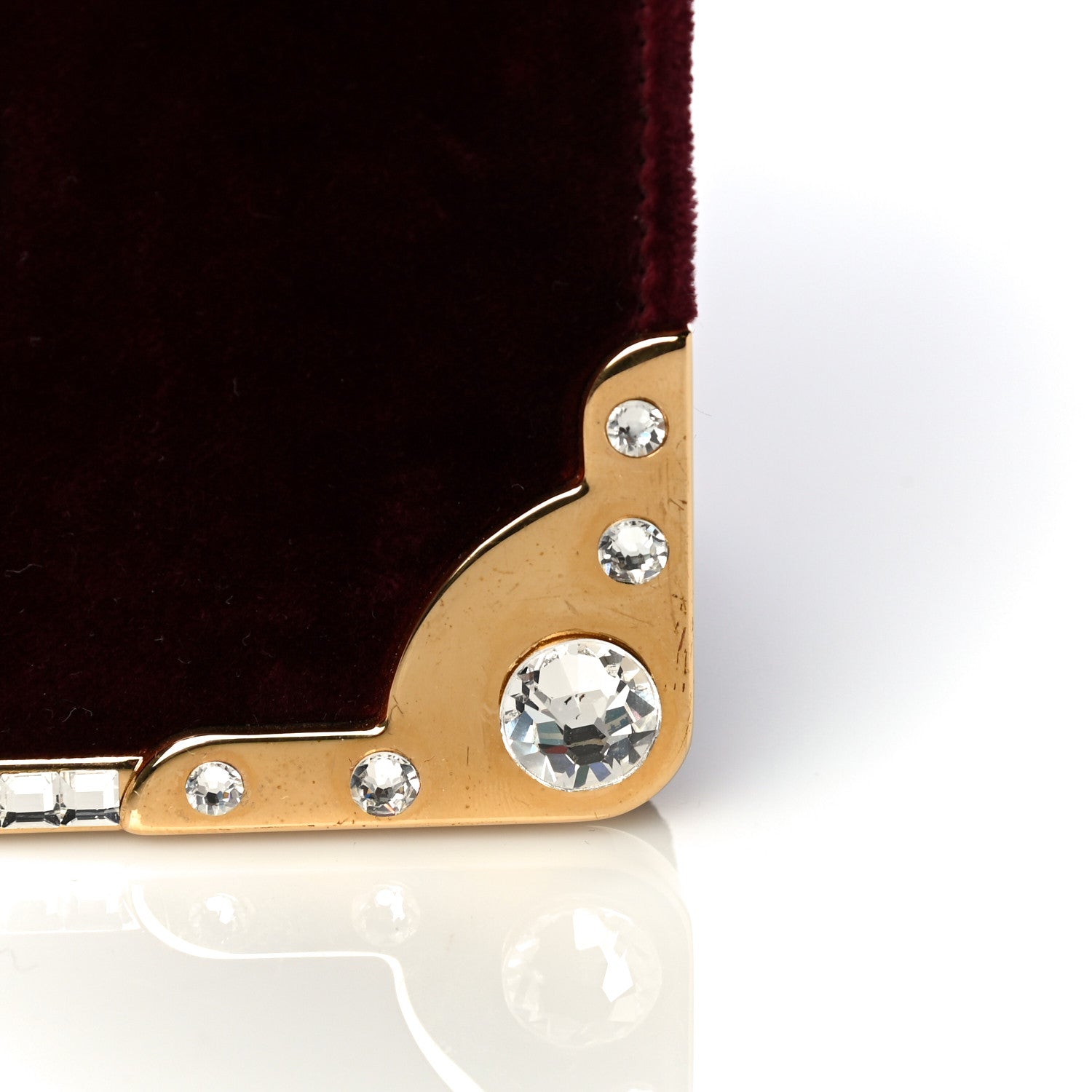 Prada Velvet Crystal Cahier Shoulder Bag Ribes 11 of 13