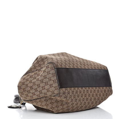 Gucci Monogram Large Sukey Tote Dark Brown 4 of 23