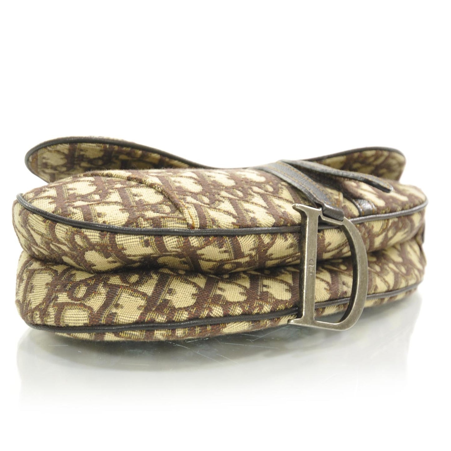 Monogram Saddle Bag Brown