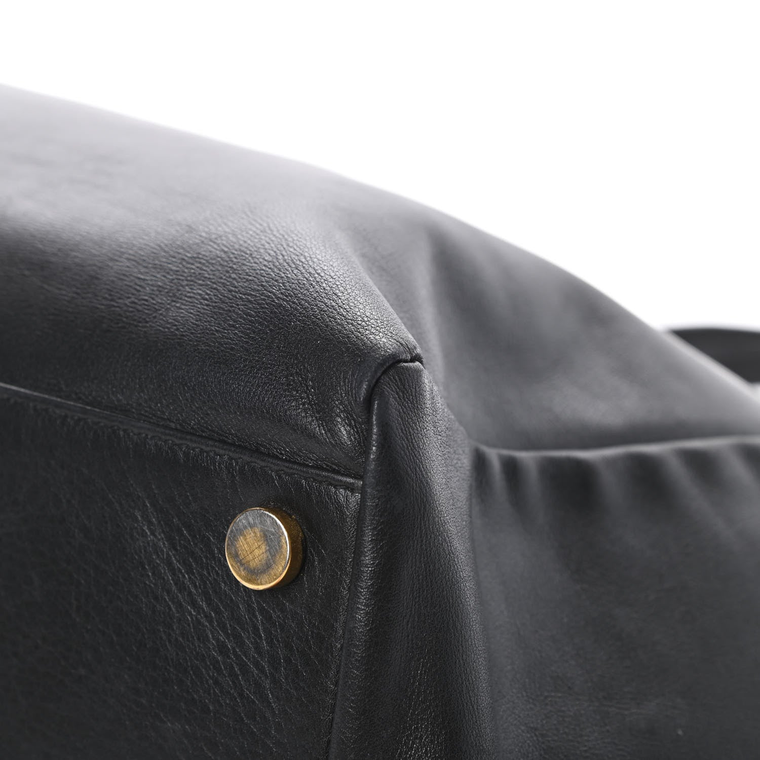 Saint Laurent Calfskin Suede Reversible East West Shopper Tote Black 11 of 20
