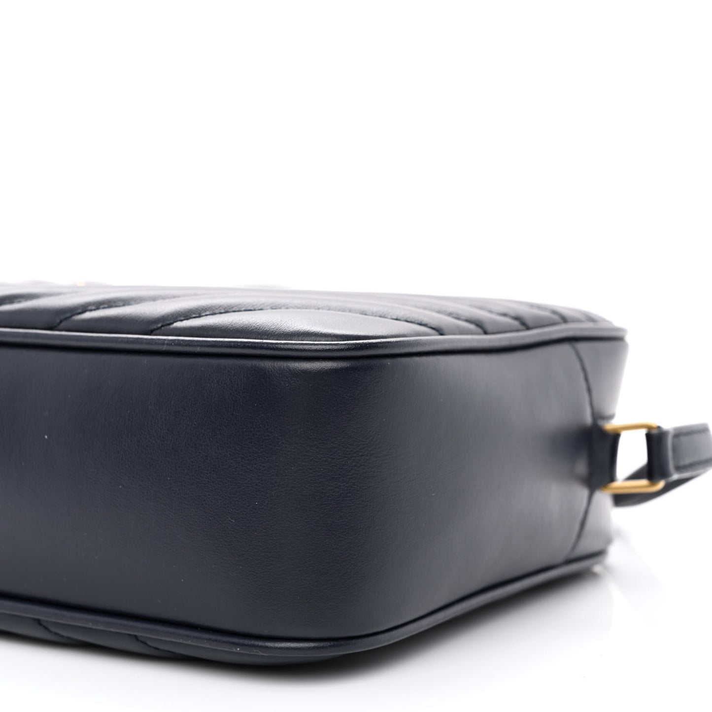 Calfskin Matelasse Monogram Lou Camera Bag Navy