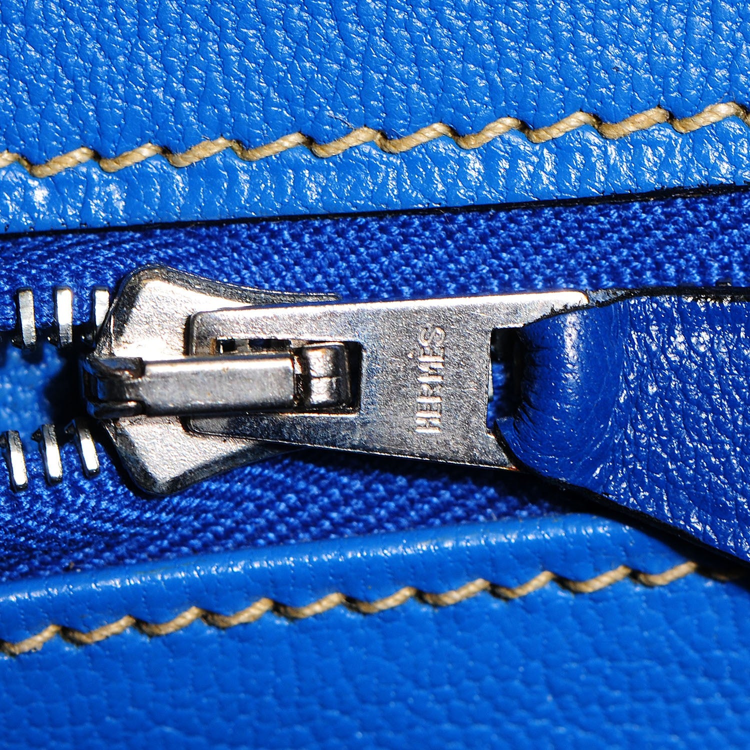 Hermes Swift Vibrato Birkin 35 Bleu Roi 19 of 25