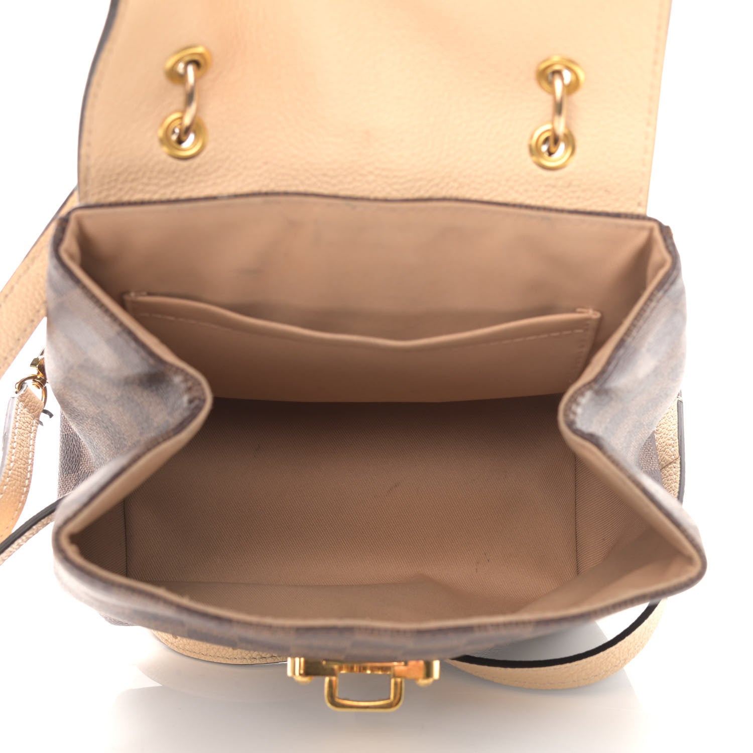Louis Vuitton Damier Ebene Clapton Backpack Creme 5 of 14