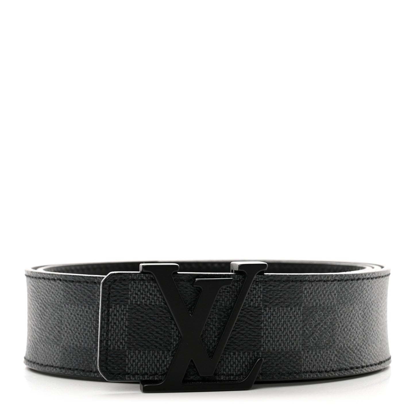 Damier Graphite 40mm LV Initiales Belt 95/38