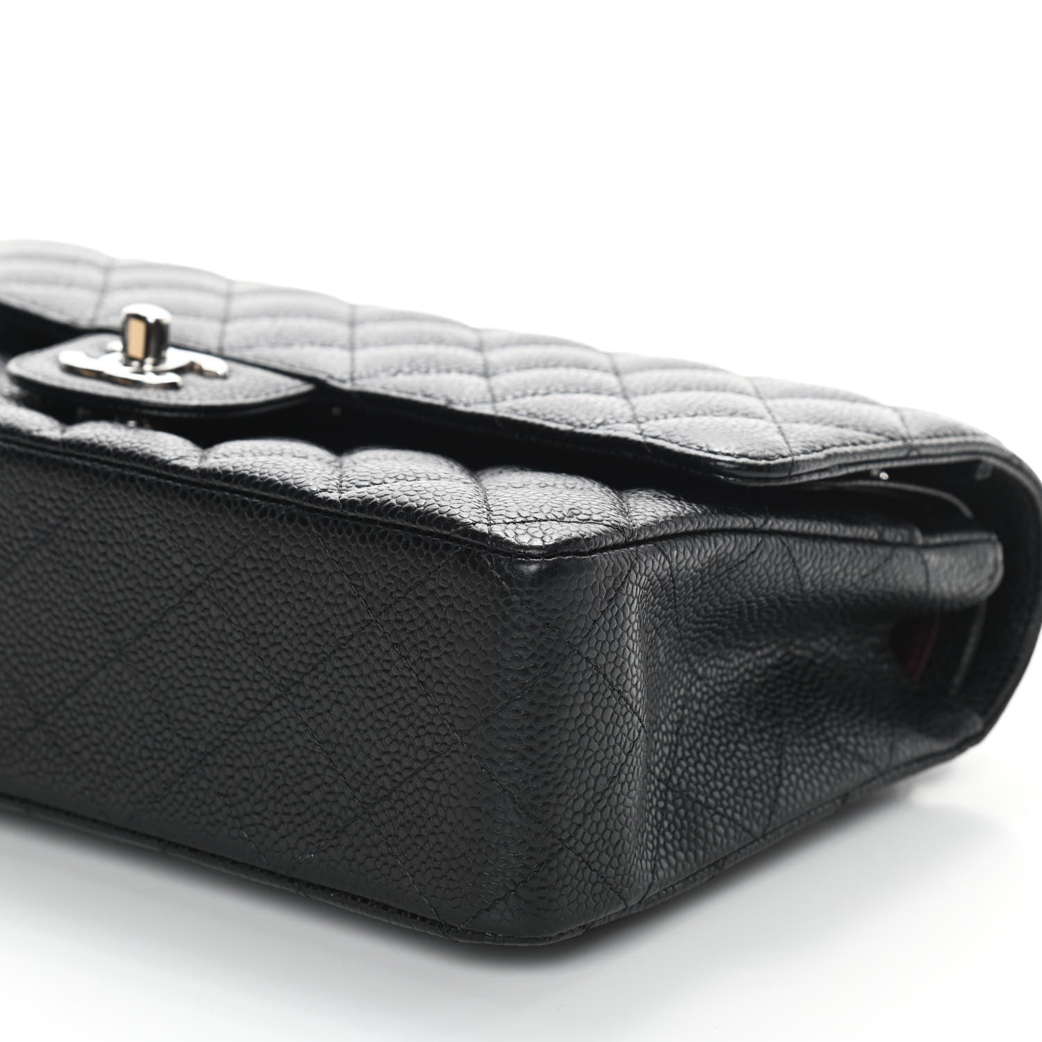 Chanel Caviar Quilted Medium Double Flap Black 8 of 8
