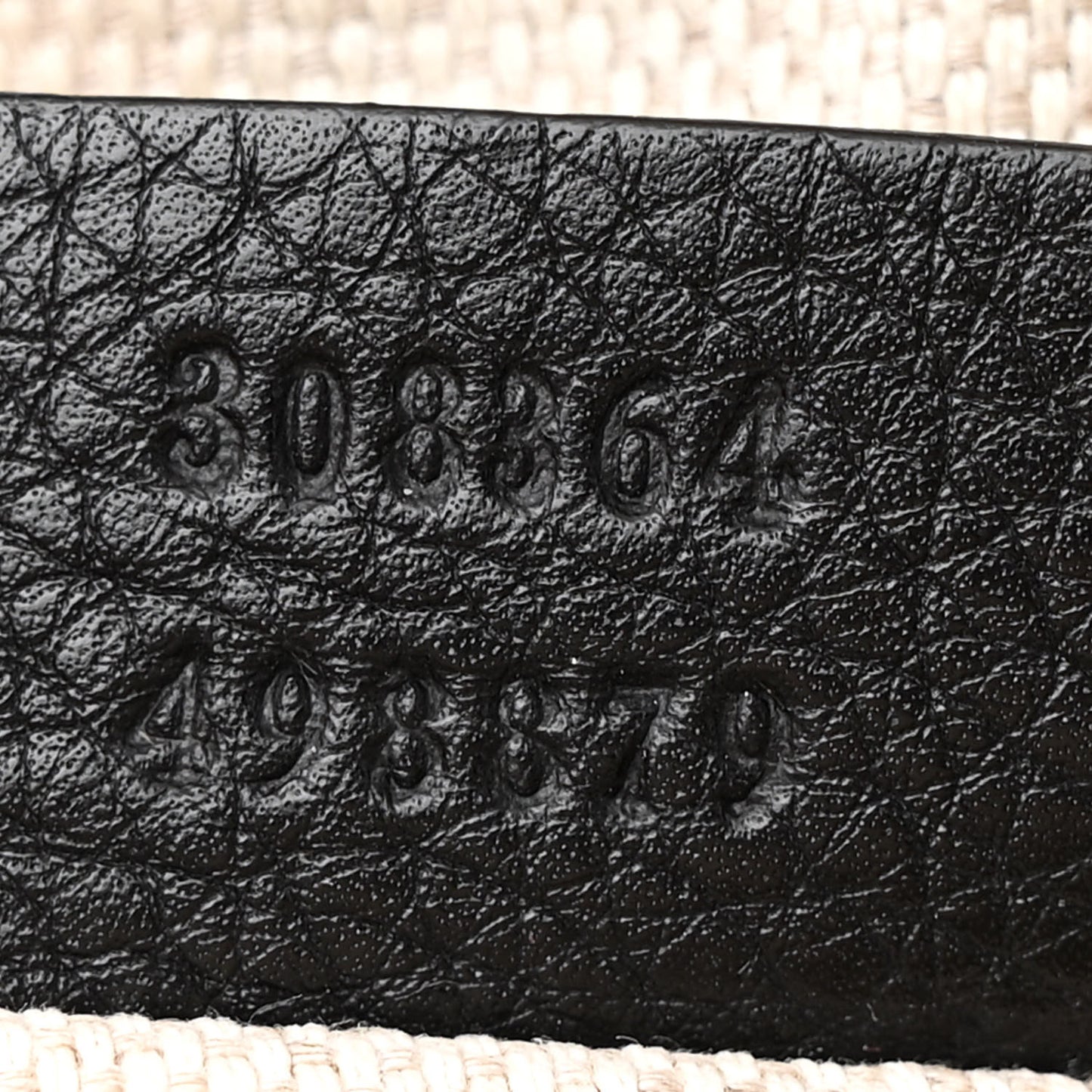 Pebbled Calfskin Small Soho Disco Bag Black