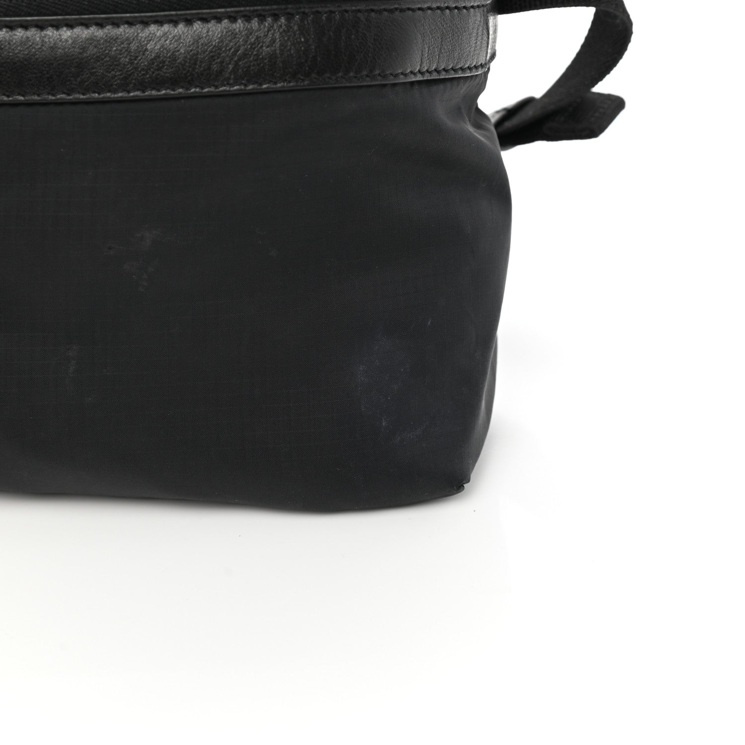 Saint Laurent Nylon City Fold Up Backpack Belt Bag Black 35 of 37