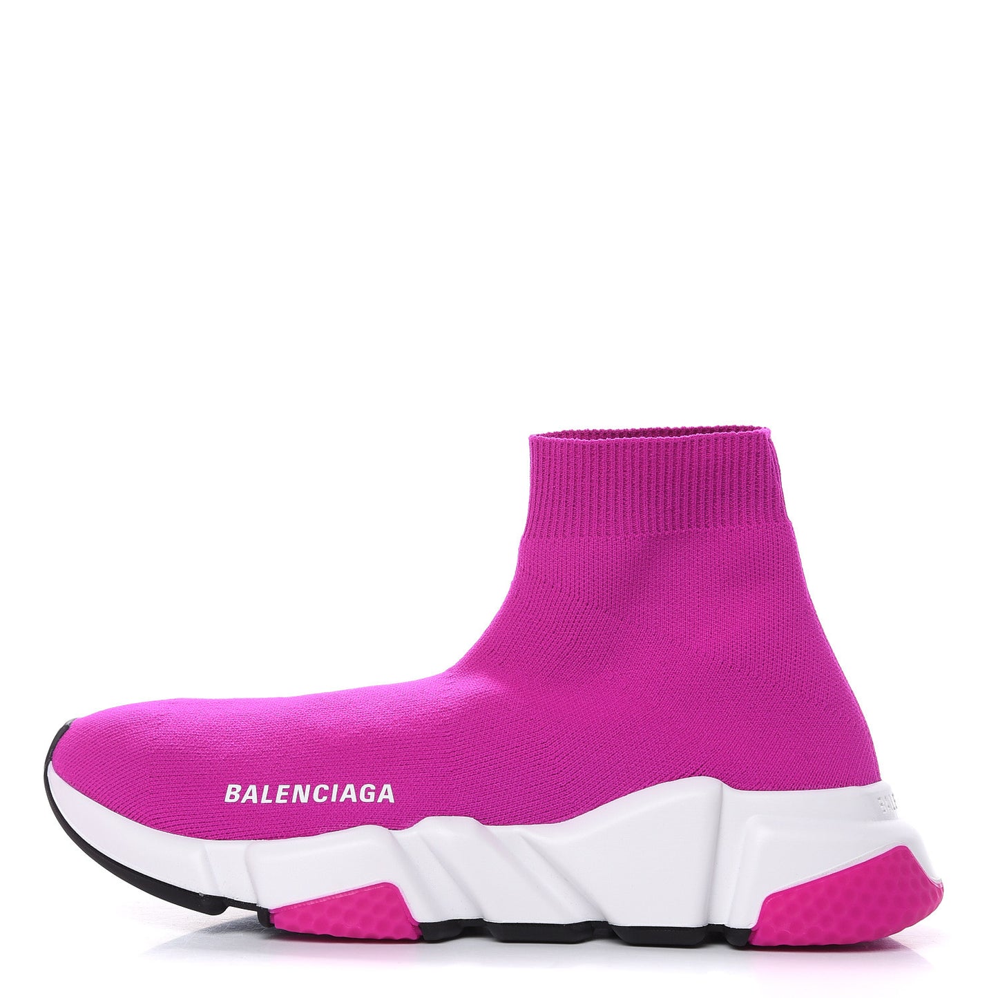 Neoprene Knit Womens Speed Sneakers 37 Fuchsia