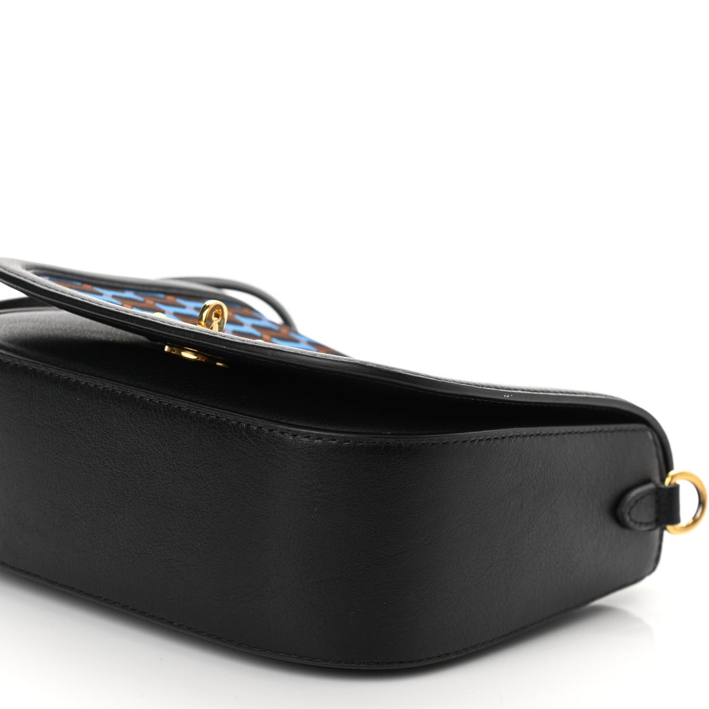 Calfskin Silk Print Small Darley Satchel Multicolor