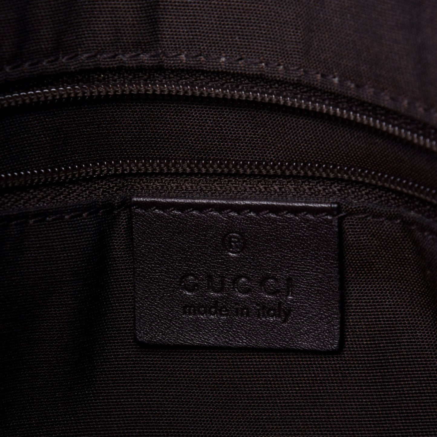 GG Plus Monogram Medium Flat Messenger Bag Dark Brown