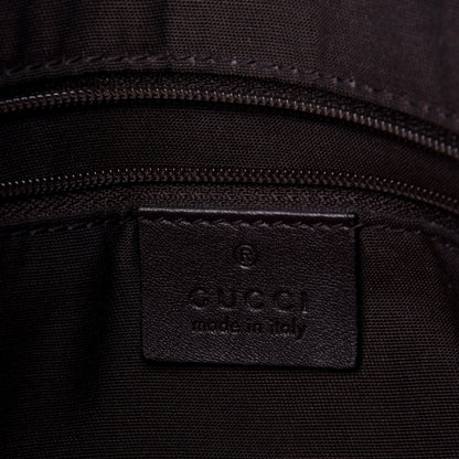 Gucci GG Plus Monogram Medium Flat Messenger Bag Dark Brown 5 of 10
