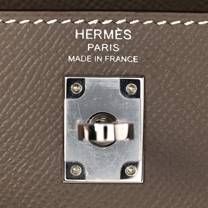 Hermes Epsom Kelly Sellier 25 Etoupe 6 of 11
