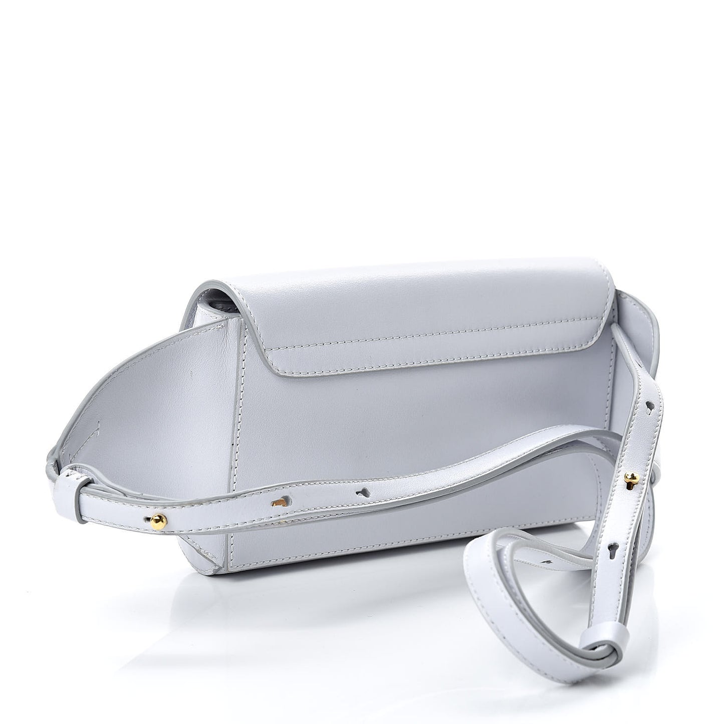 Calfskin Suede C Belt Bag Light Cloud