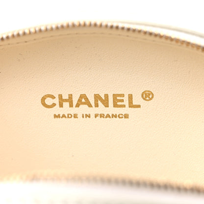 Chanel Embroidered Lambskin Chevron Quilted La Pausa Evening Bag White 6 of 9