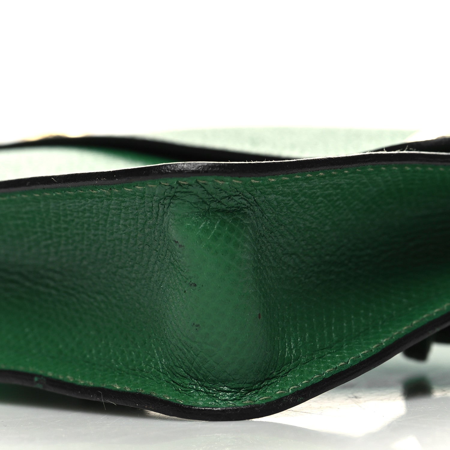 Hermes Courchevel Pochette Green Belt Bag Vert Bengale 10 of 13