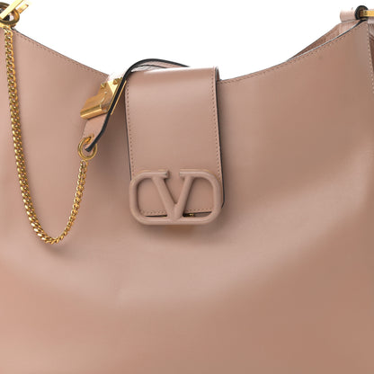 Valentino Garavani Smooth Calfskin VSling Hobo Bag Camel Rose 7 of 11