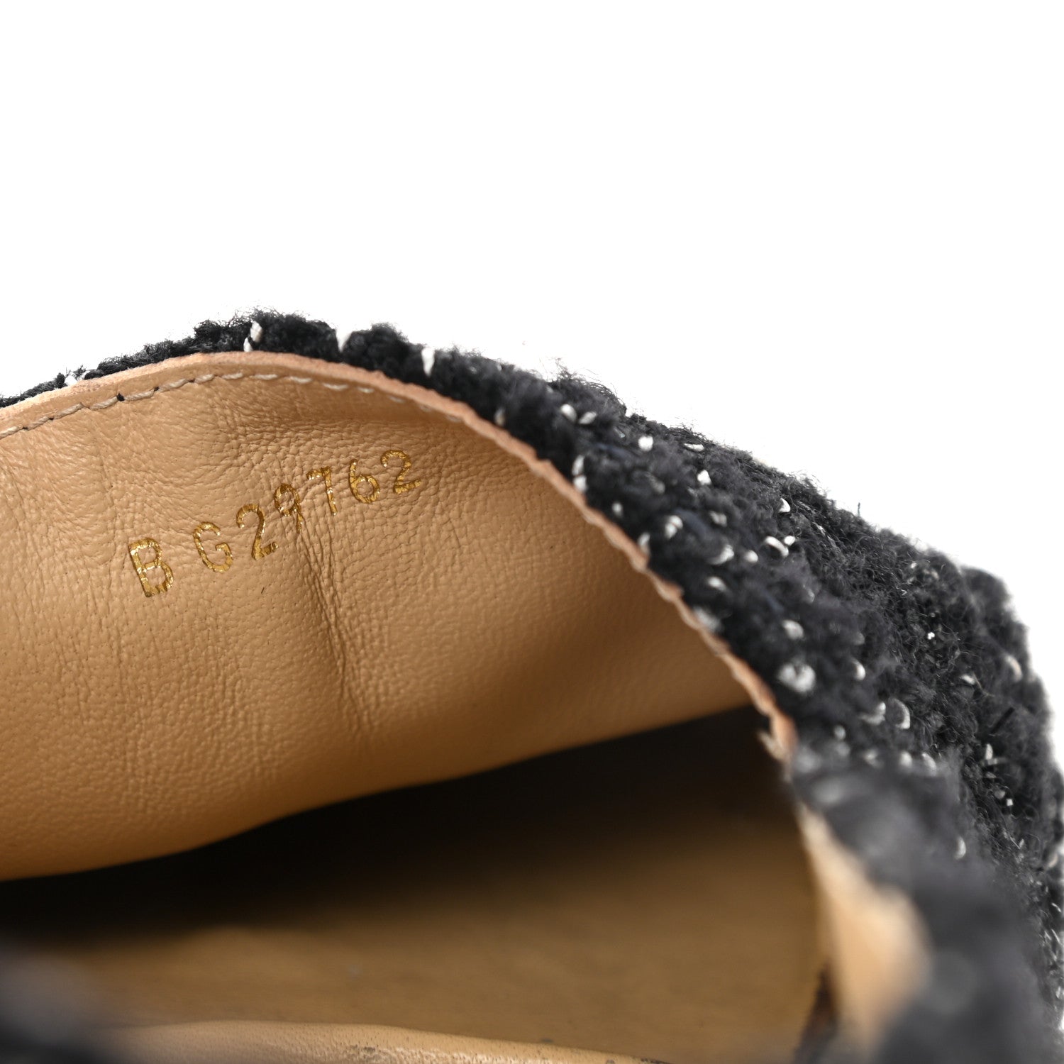 Chanel Metallic Lambskin Tweed CC Espadrilles 39 Black Silver 9 of 10