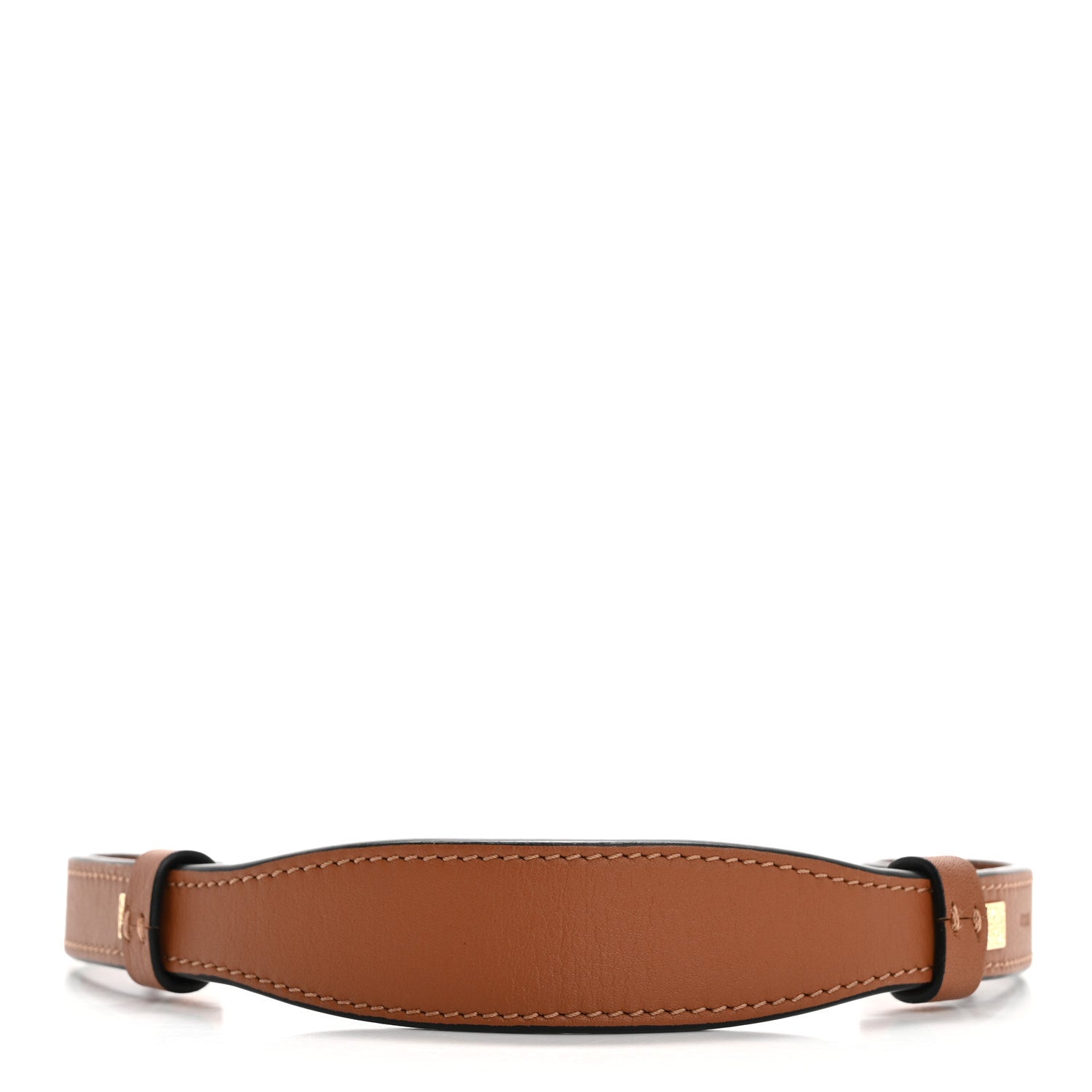 Loewe Calfskin Branded Short Strap Tan 1 of 5