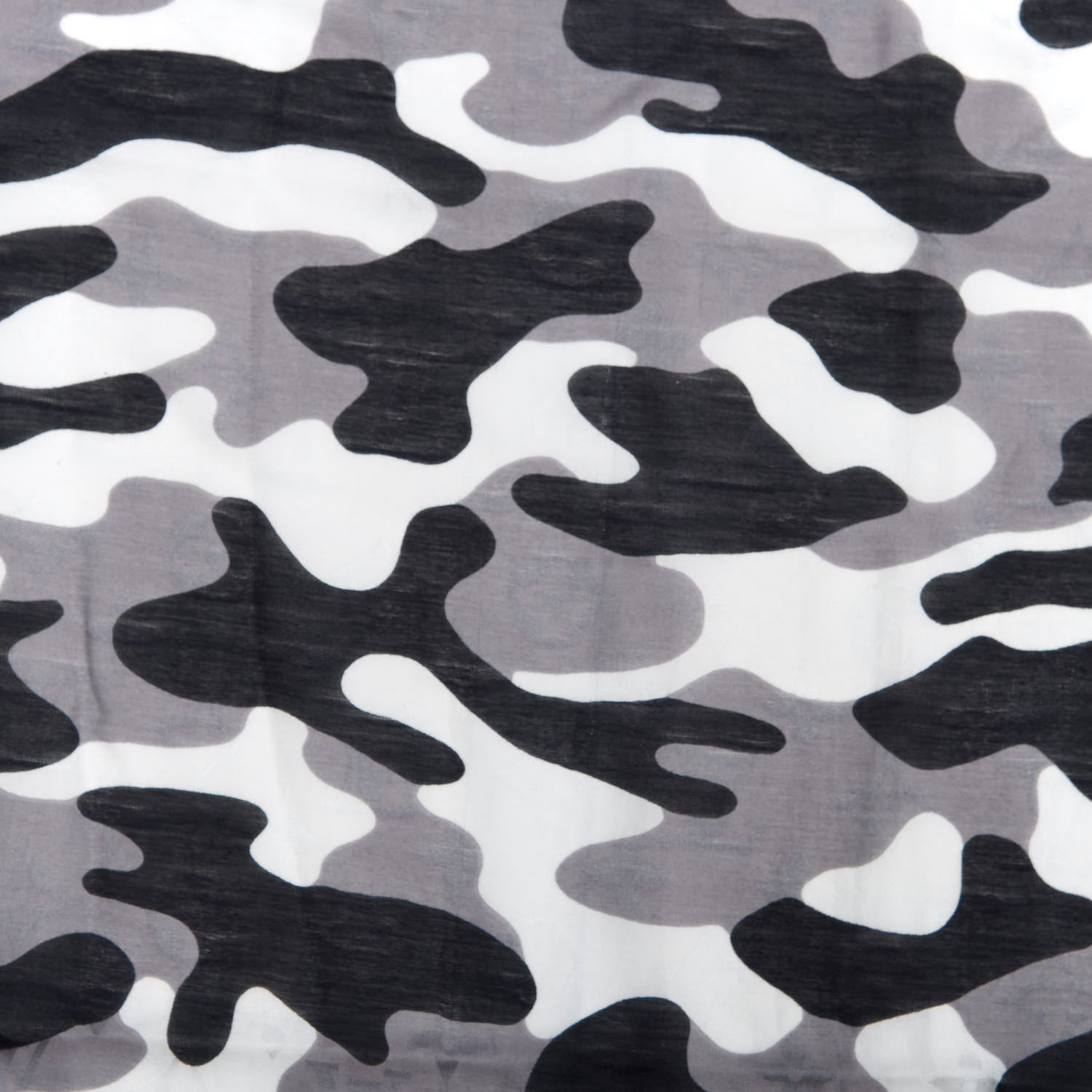 Louis Vuitton Cotton Silk Monogram Camouflage Stole Black 4 of 4