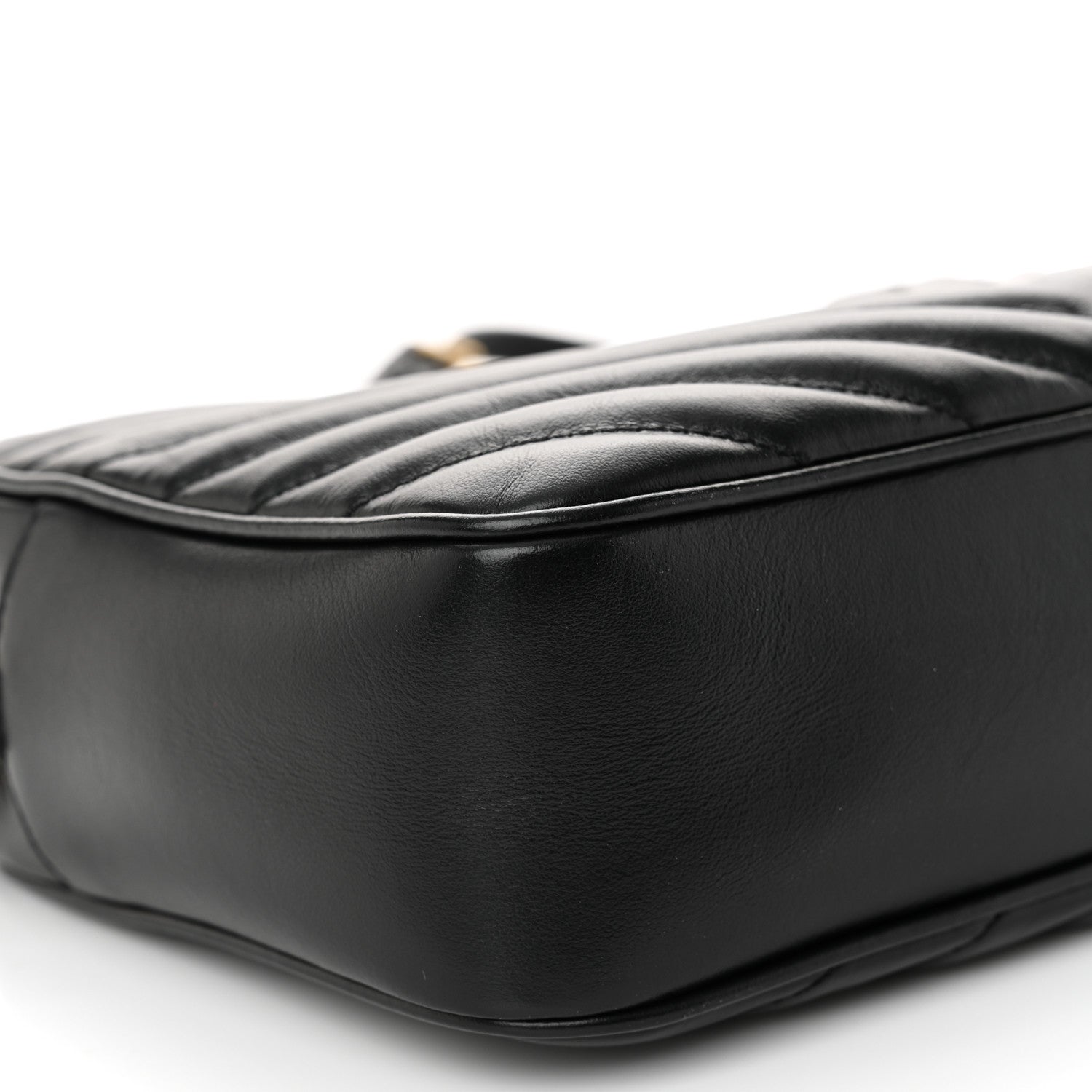 Saint Laurent Calfskin Matelasse Monogram Lou Camera Bag Black 8 of 10