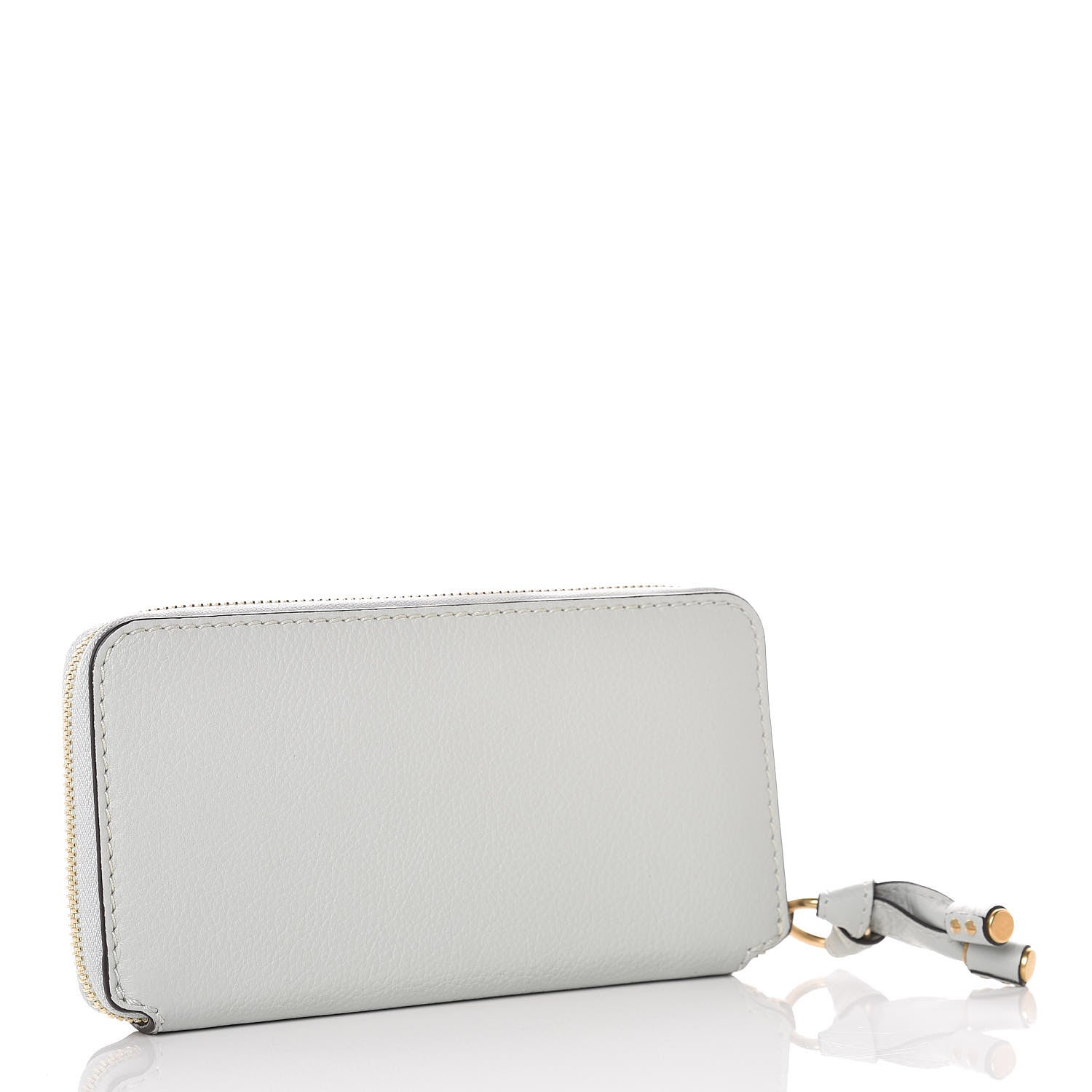 Chloe Calfskin Marcie Long Zip Around Wallet Airy Grey 3 of 9