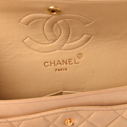 Chanel Lambskin Quilted Small Double Flap Beige 9 of 14