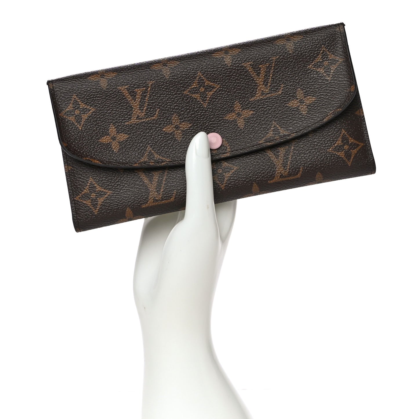 Monogram Emilie Wallet Rose Ballerine