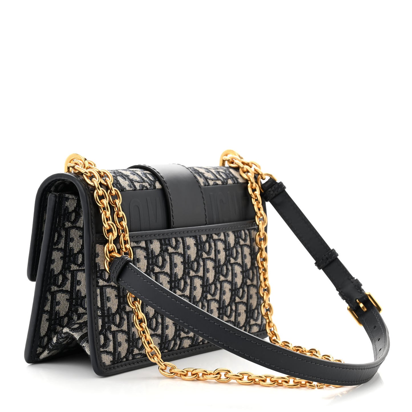Oblique 30 Montaigne Chain Flap Bag Blue