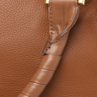 Chloe Calfskin Medium Marcie Multi Fringe Satchel Tan 10 of 12