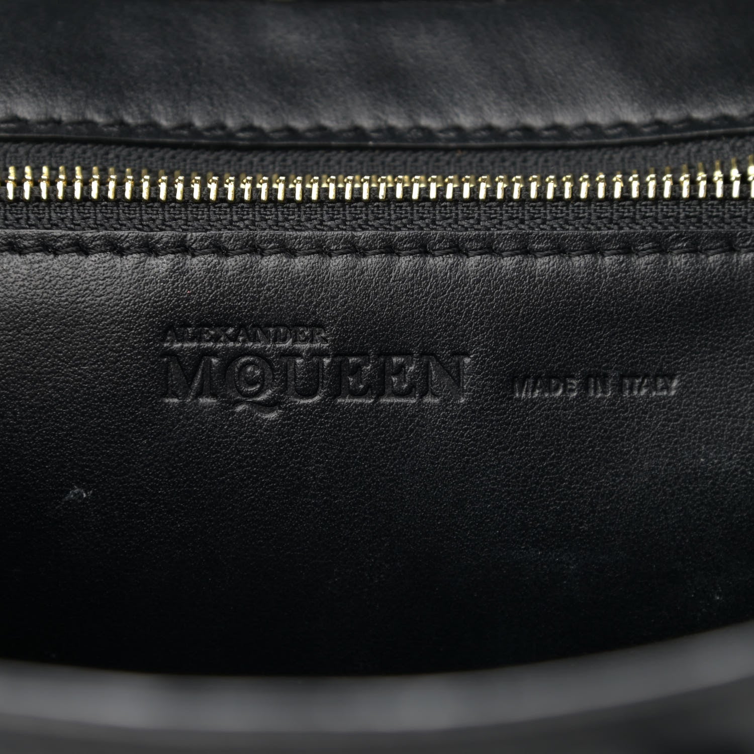 Alexander McQueen Calfskin Small Chain Strap Backpack Black 5 of 8