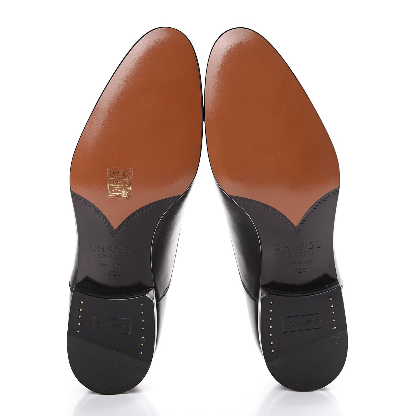 Smooth Calfskin Mens Loafers 42 Black