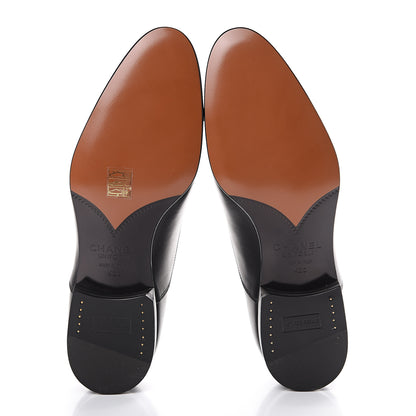 Chanel Smooth Calfskin Mens Loafers 42 Black 5 of 8