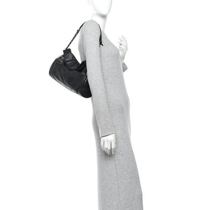 Chanel Lambskin Ultimate Soft Hobo Black 2 of 11