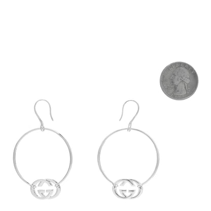 Gucci Sterling Silver Britt Hoop Earrings 2 of 4