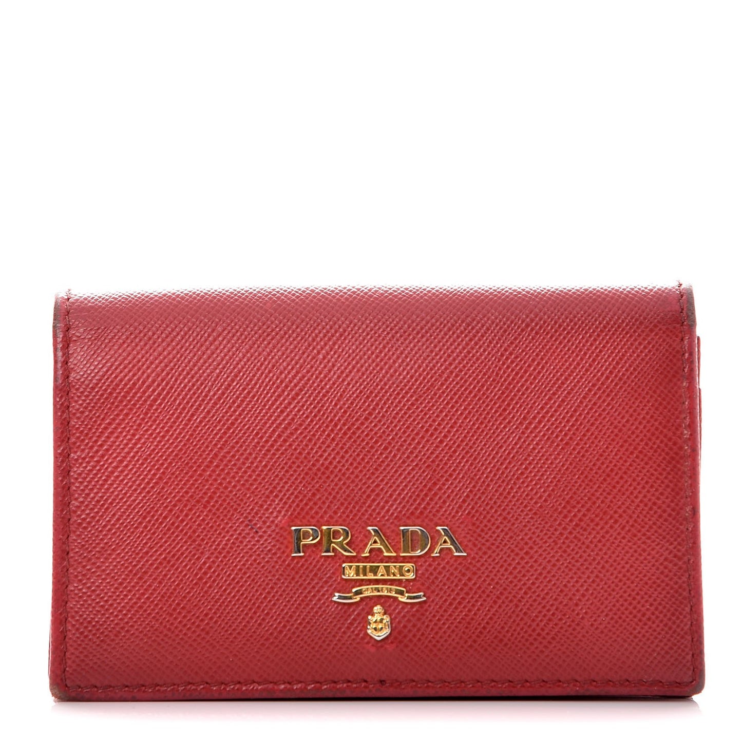 Saffiano Metal Business Card Holder Wallet Ross