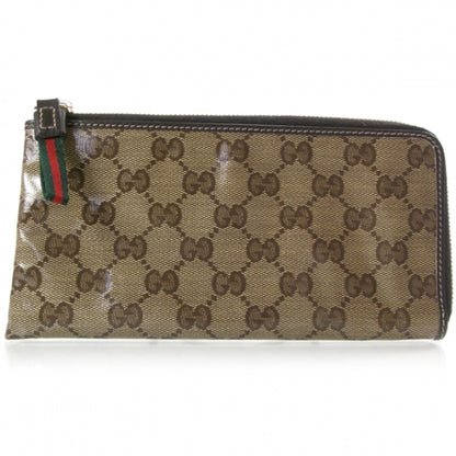Gucci Crystal Monogram Zip Around Wallet 1 of 9