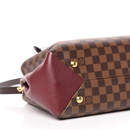 Louis Vuitton Damier Ebene Cuir Taurillon Brittany Bordeaux 8 of 9