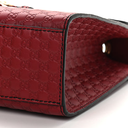 Gucci Microguccissima Medium Emily Chain Shoulder Bag Red 9 of 9
