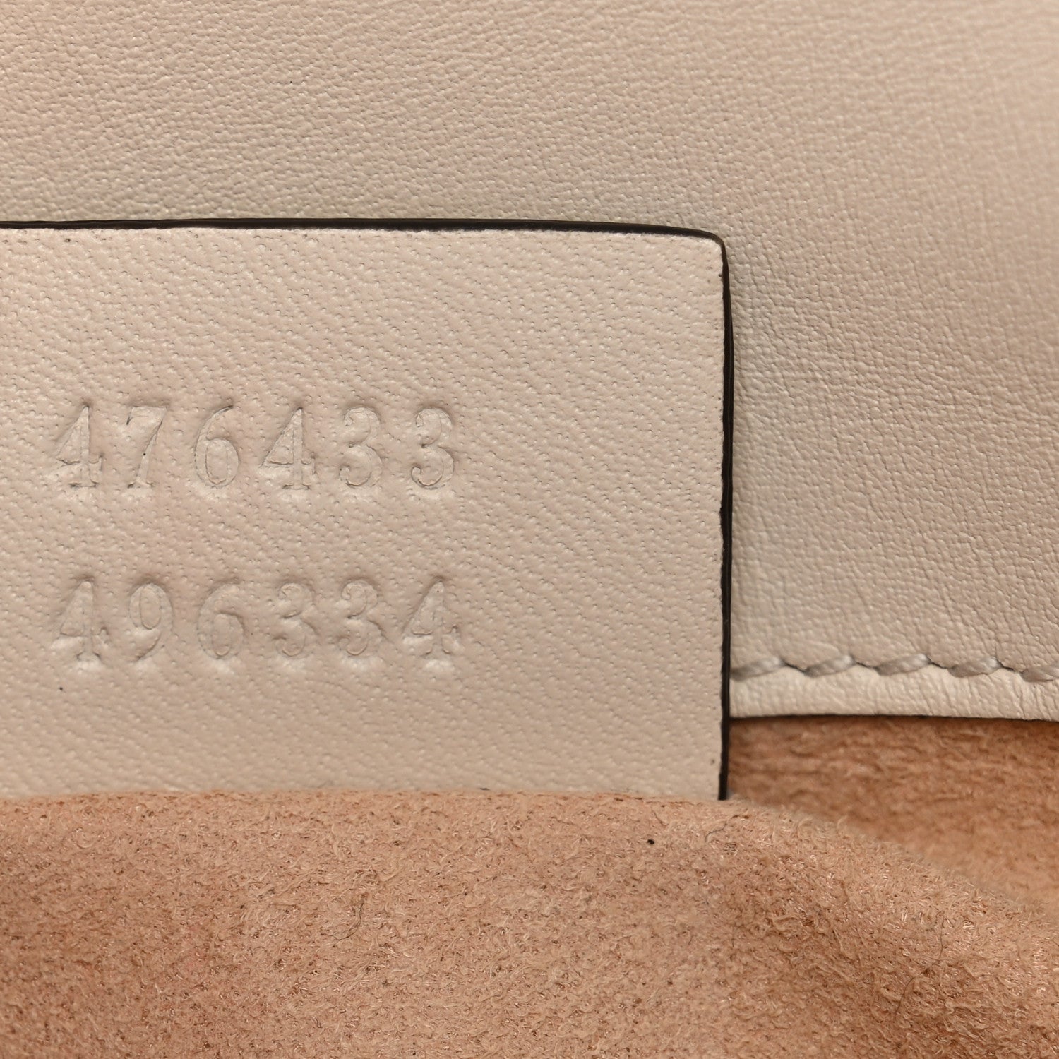 Gucci Calfskin Matelasse Super Mini GG Marmont Shoulder Bag White 7 of 12