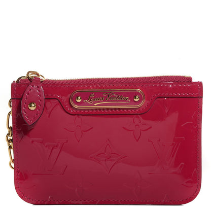 Louis Vuitton Vernis Key Pouch Rose Indien 1 of 8