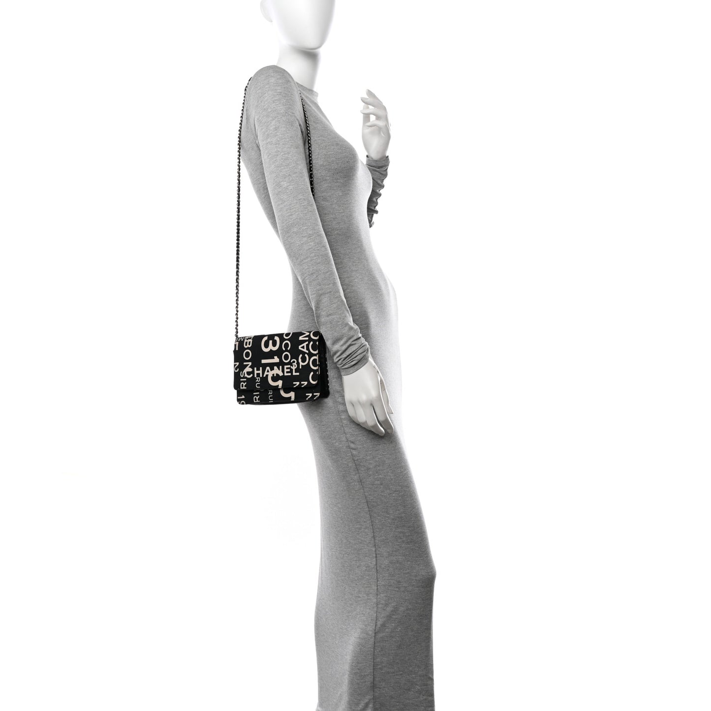 Denim Coco Wallet On Chain WOC Black