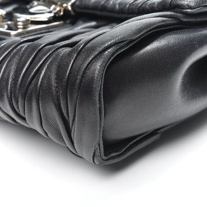 Miu Miu Nappa Matelasse Flap Black 7 of 8