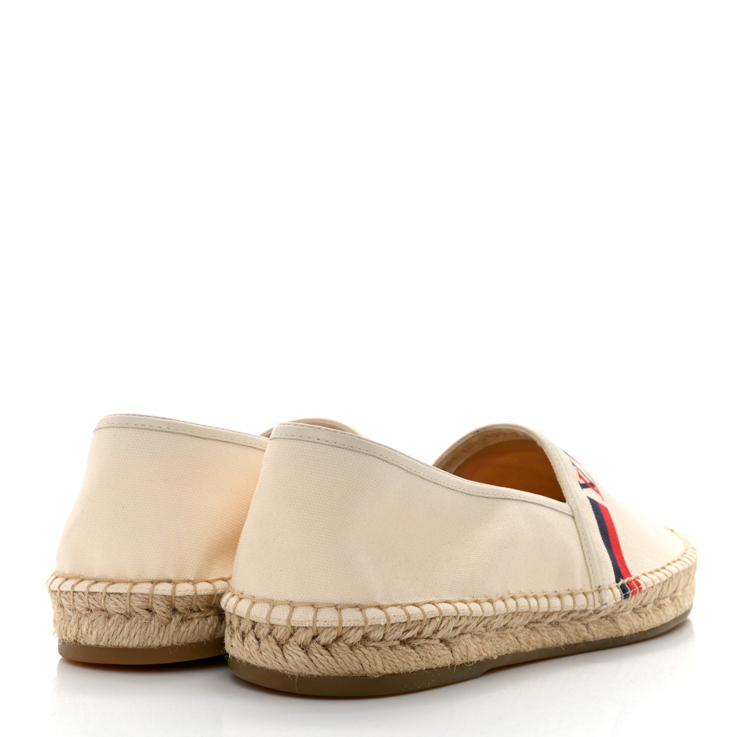 Louis Vuitton Canvas Mens Bidart Espadrilles 7 White Blue 4 of 7
