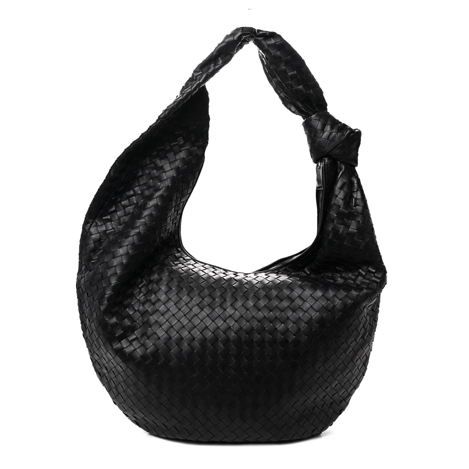 Bottega Veneta Nappa Intrecciato Maxi Jodie Black 1 of 10